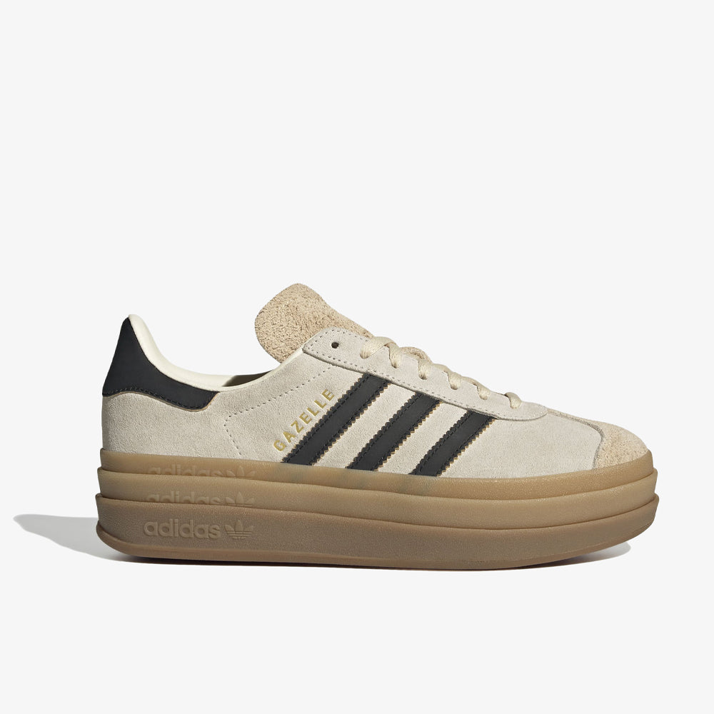 Adidas Gazelle Bold W Cream White Core Black Sand Strata Js3892
