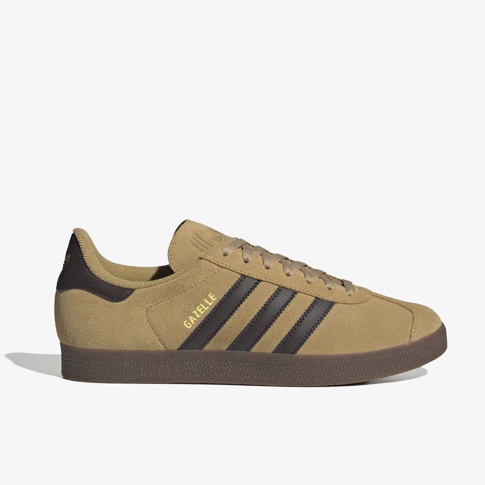 Adidas Gazelle Golden Beige Dark Brown Gold Metallic Jr6287