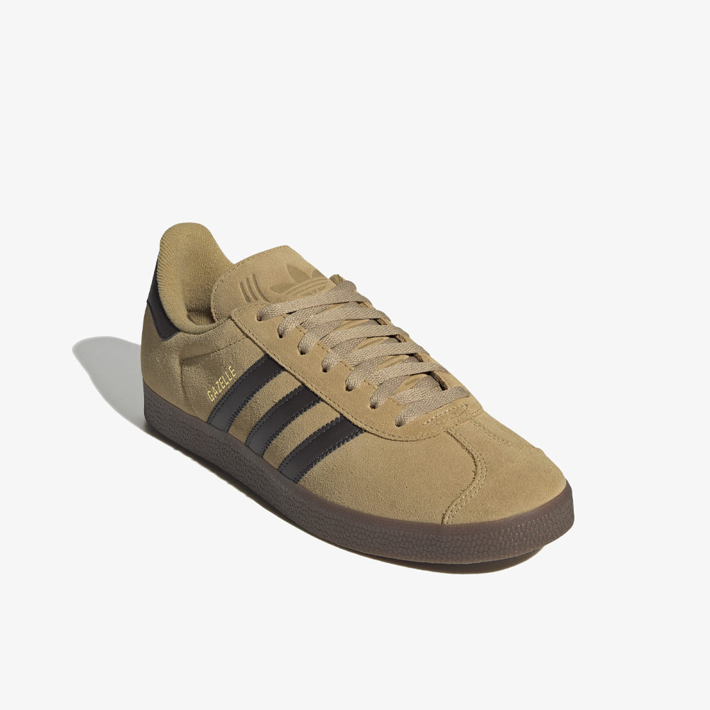Adidas Gazelle Golden Beige Dark Brown Gold Metallic Jr6287