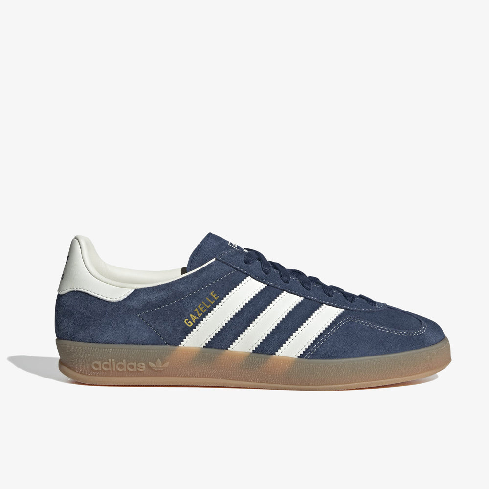 Adidas Gazelle Indoor Night Indigo Off White Gold Metallic Jq8393