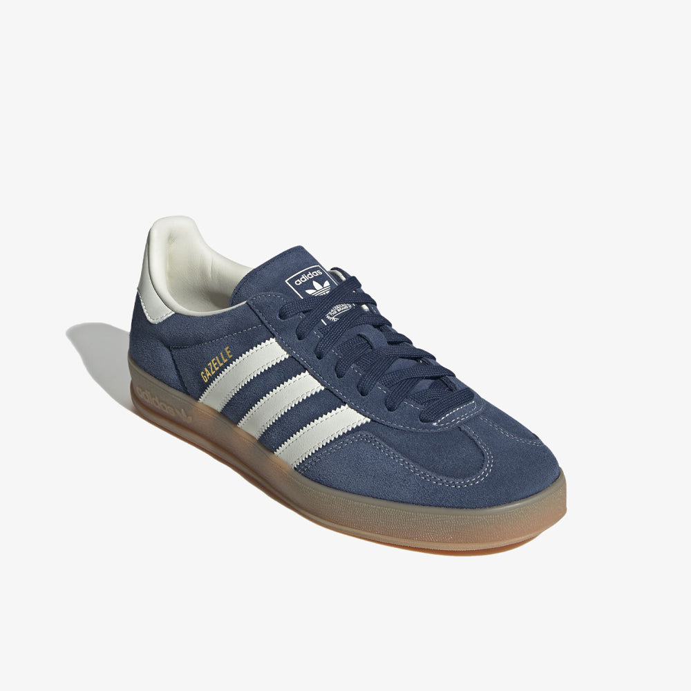 Adidas Gazelle Indoor Night Indigo Off White Gold Metallic Jq8393