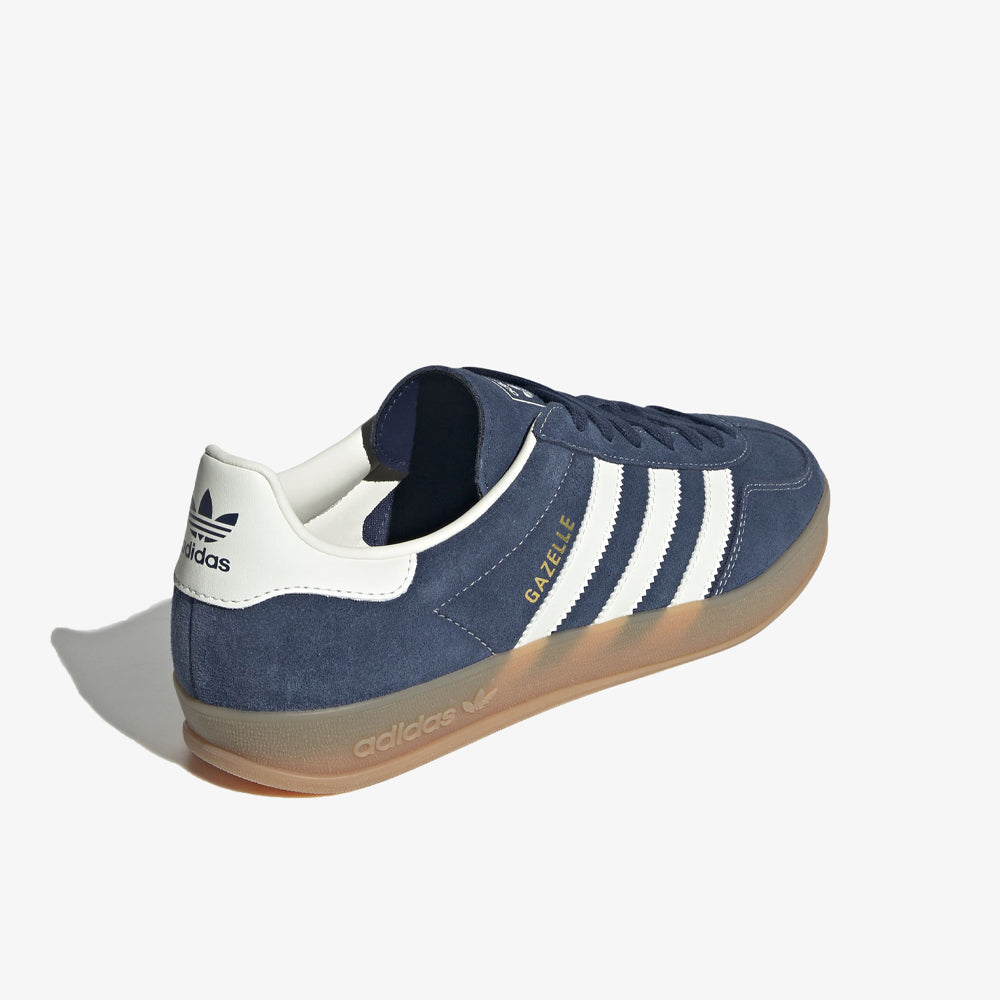 Adidas Gazelle Indoor Night Indigo Off White Gold Metallic Jq8393