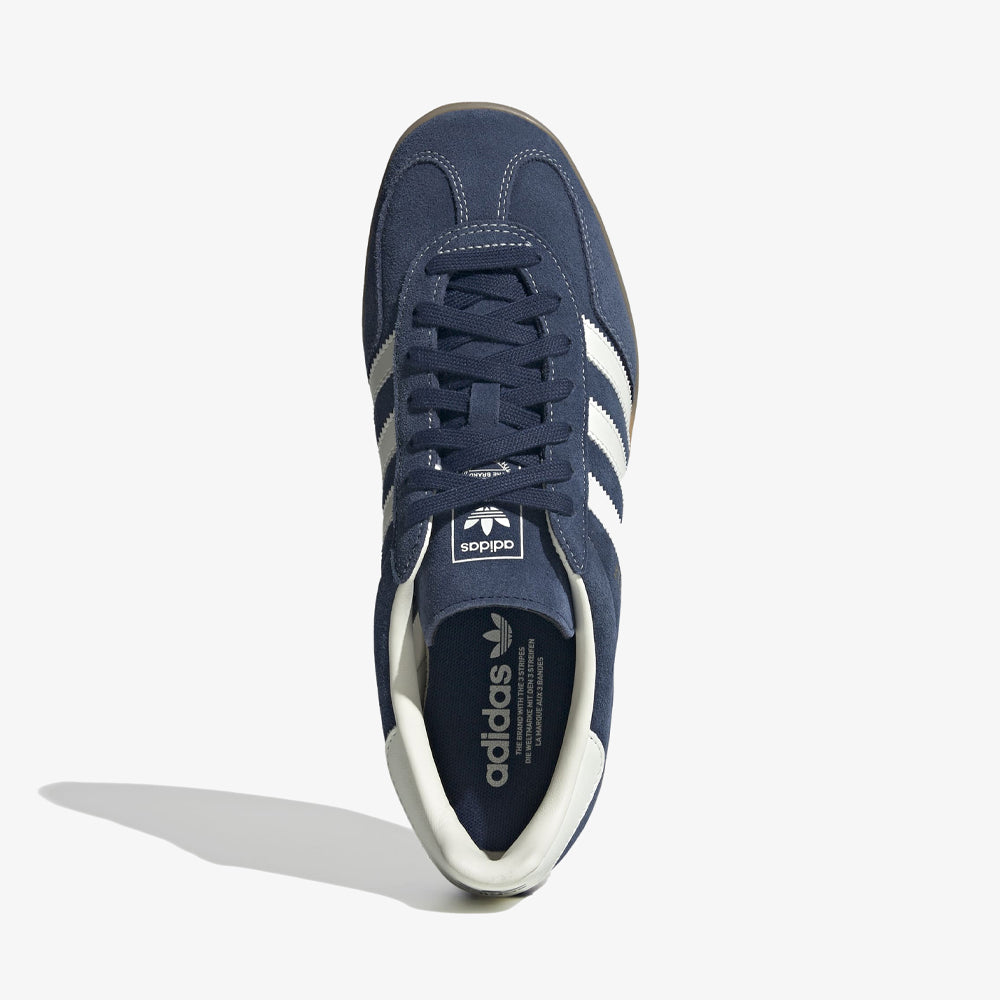 Adidas Gazelle Indoor Night Indigo Off White Gold Metallic Jq8393