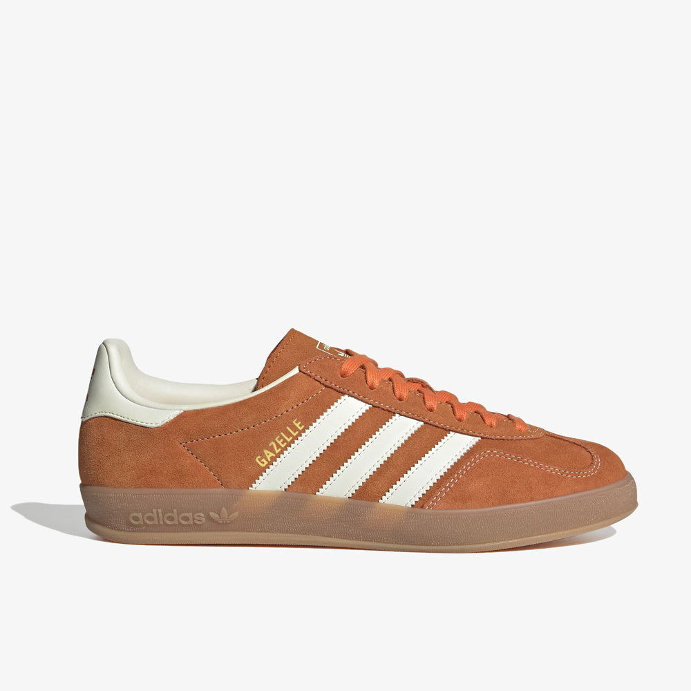 Adidas Gazelle Indoor Orange Off White Gold Metallic Jq8392