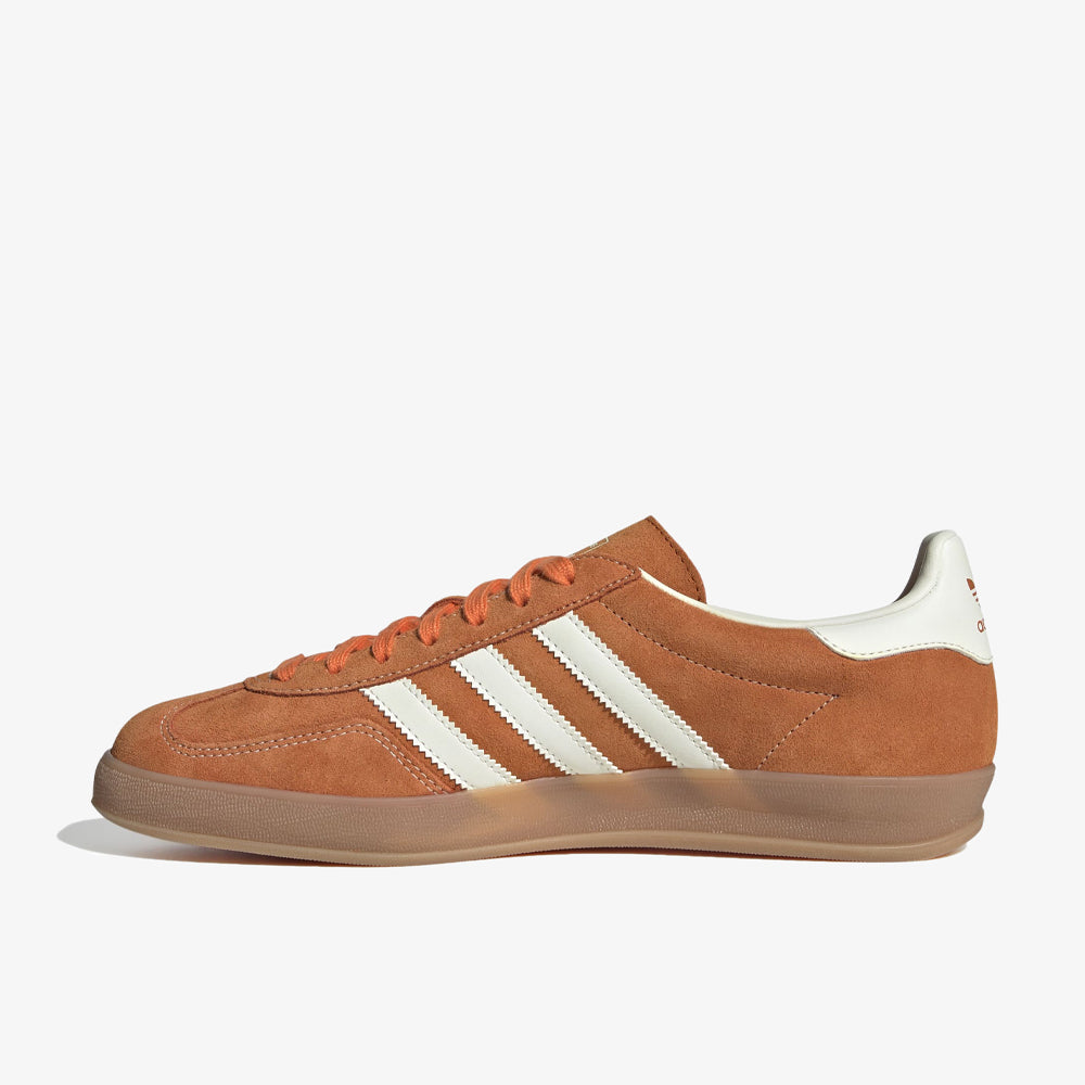 Adidas Gazelle Indoor Orange Off White Gold Metallic Jq8392