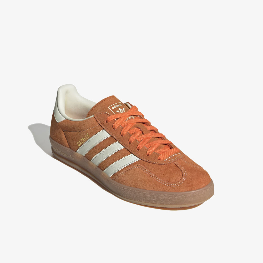 Adidas Gazelle Indoor Orange Off White Gold Metallic Jq8392
