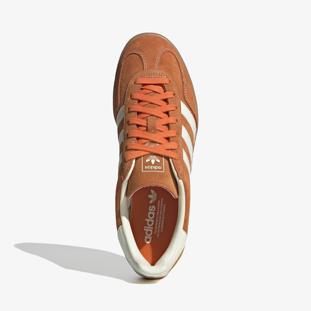 Adidas Gazelle Indoor Orange Off White Gold Metallic Jq8392