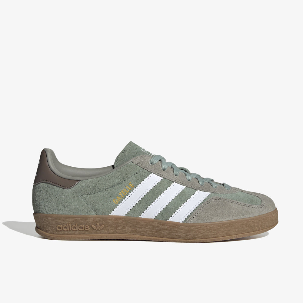 Adidas Gazelle Indoor Silver Pebble Silver Green Cloud White Ji3526
