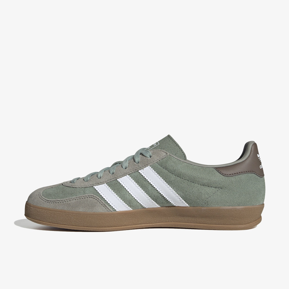 Adidas Gazelle Indoor Silver Pebble Silver Green Cloud White Ji3526