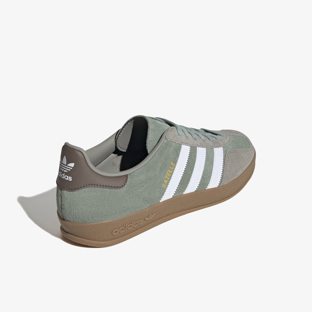 Adidas Gazelle Indoor Silver Pebble Silver Green Cloud White Ji3526