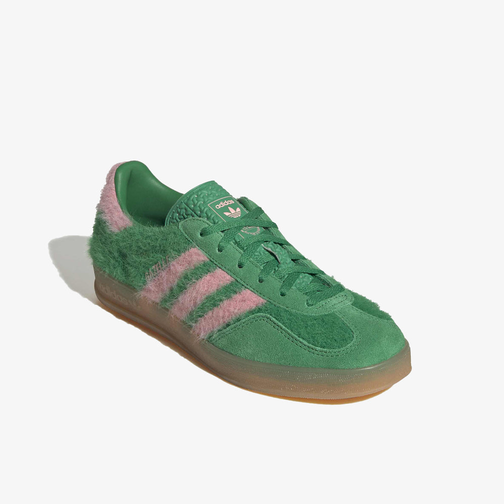 Adidas Gazelle Indoor W Green Glow Pink Gum Jp8342