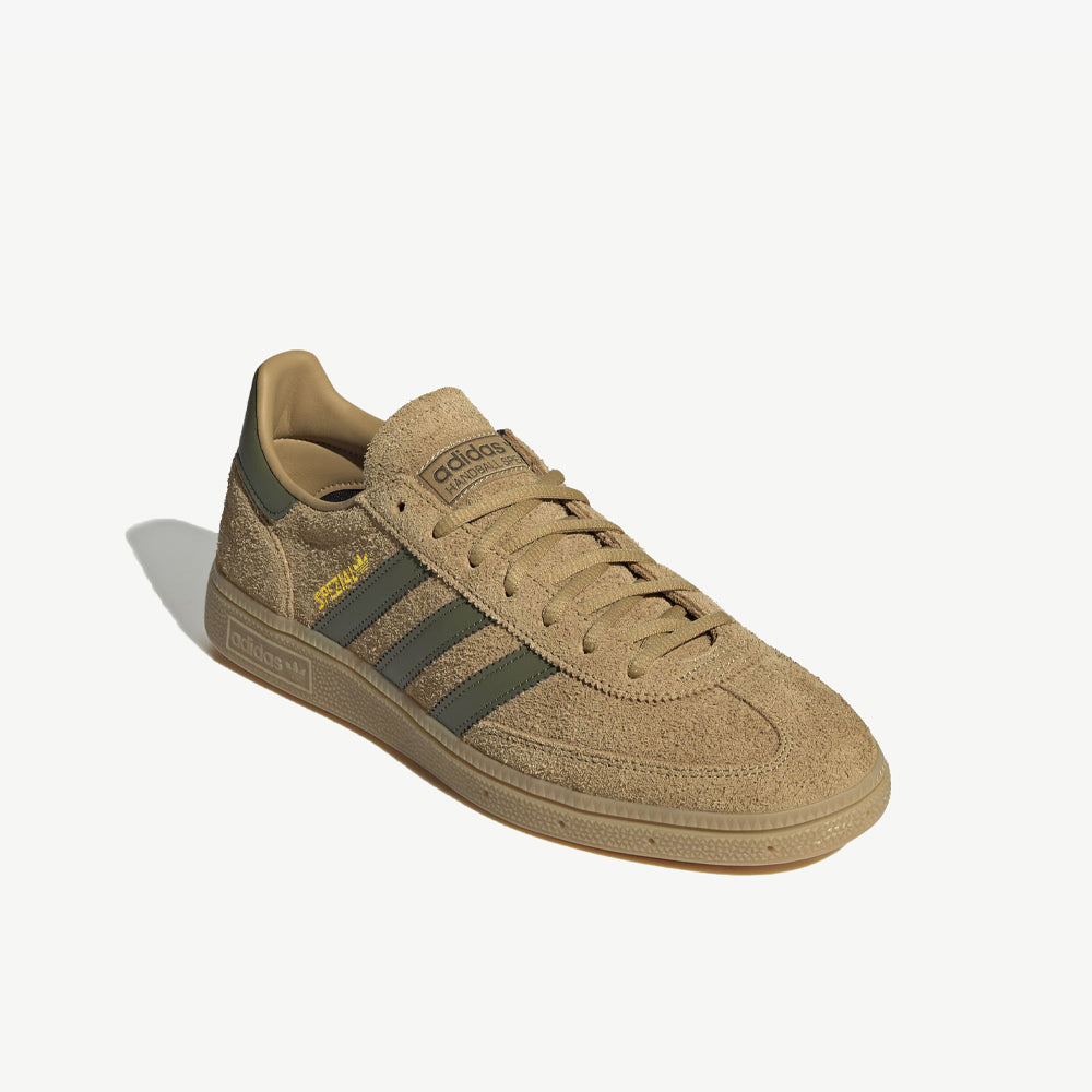 Adidas Handball Spezial Golden Beige Focus Olive Gum Jq8298