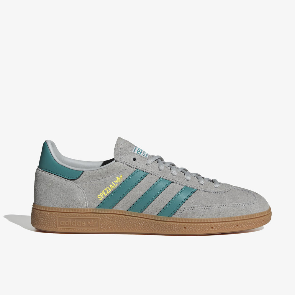 Adidas Handball Spezial Grey Two Pure Teal Gold Metallic Jr3844