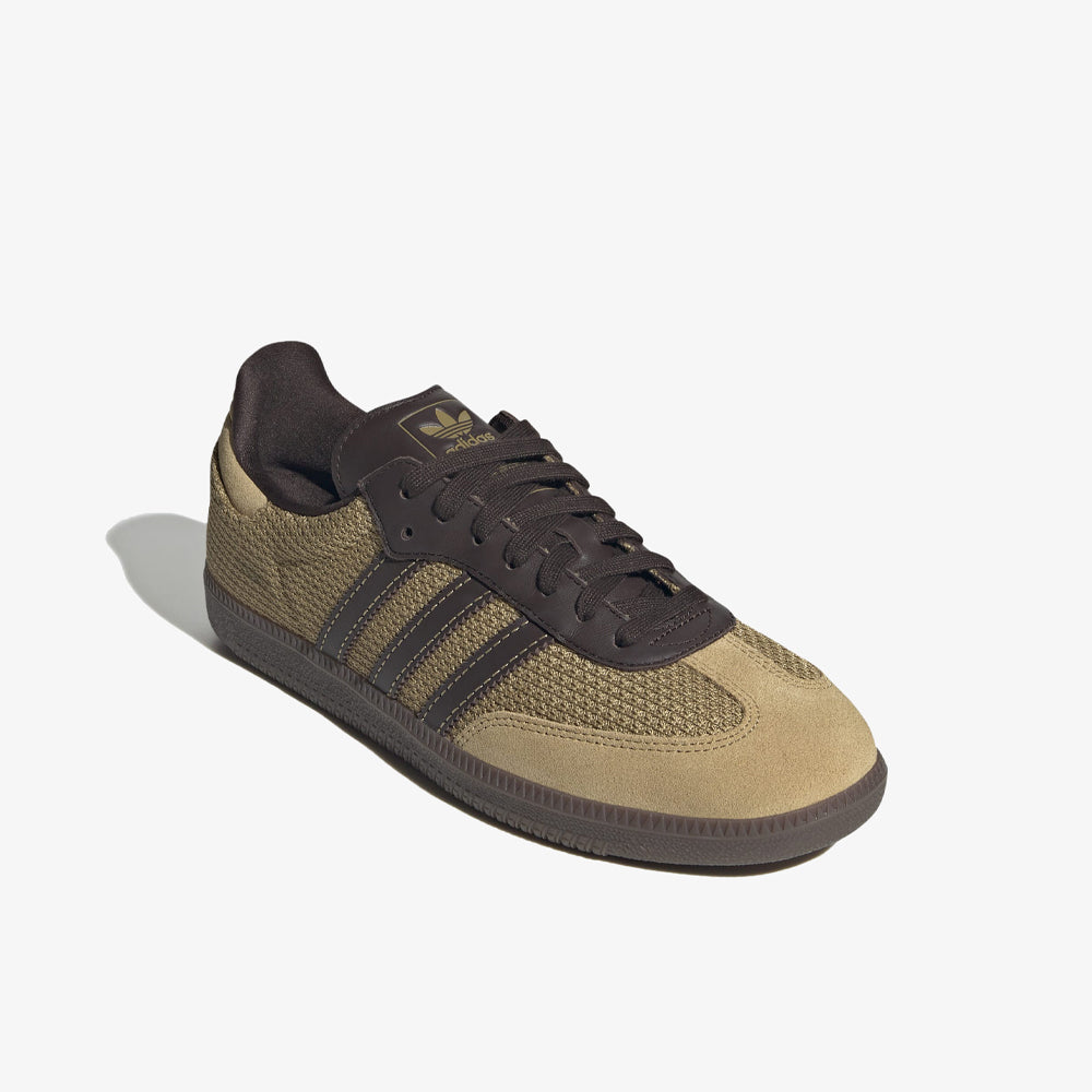 Adidas Samba Og Golden Beige Dark Brown Gum Jr0884