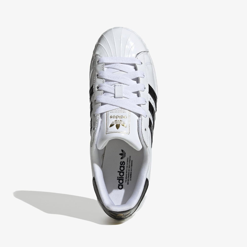 Adidas Superstar Ii W Cloud White Core Black Gold Metallic Js4010
