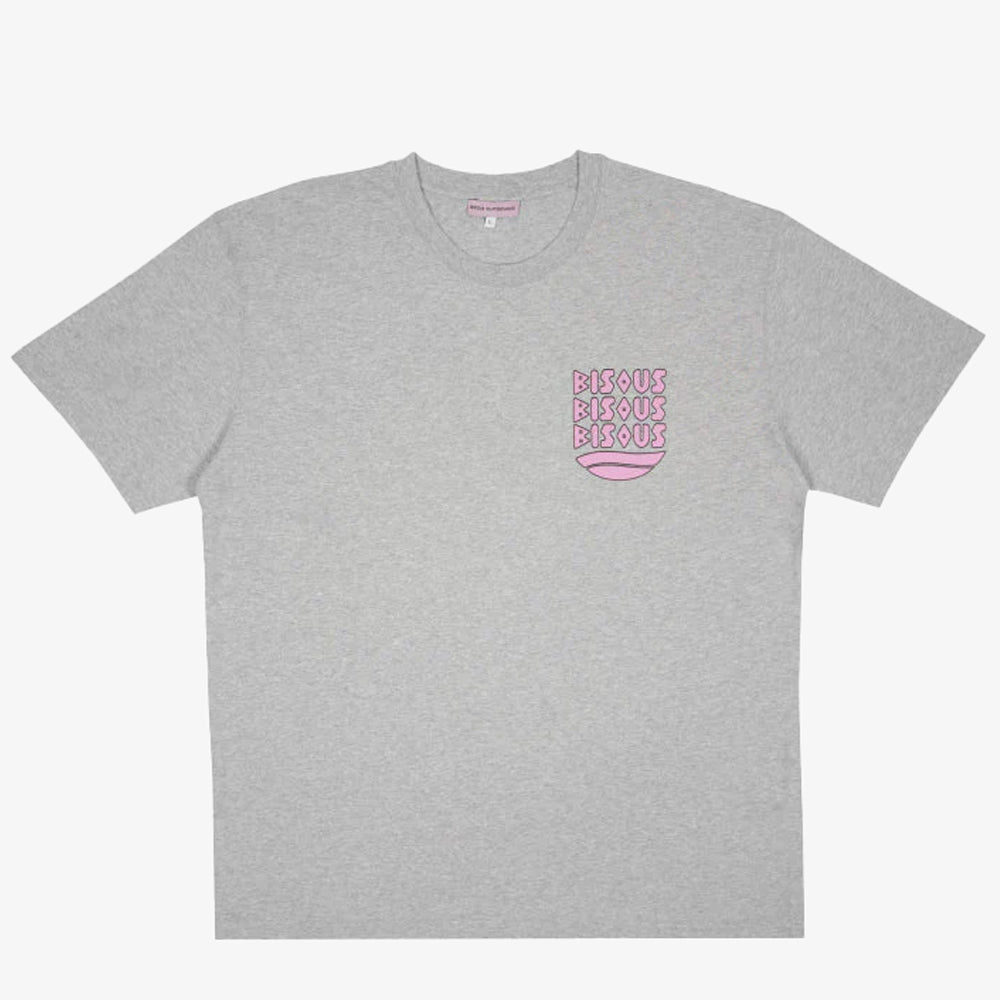 Bisous Skateboards Tshirt Cap D'agde Sport Grey