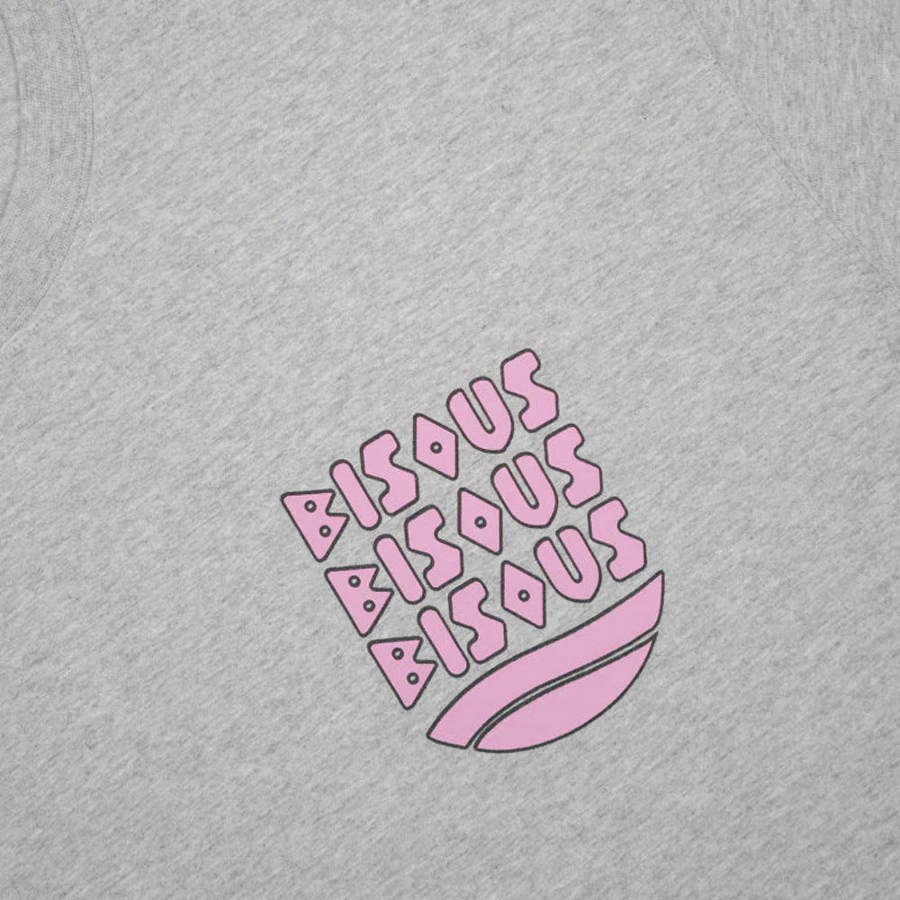 Bisous Skateboards Tshirt Cap D'agde Sport Grey