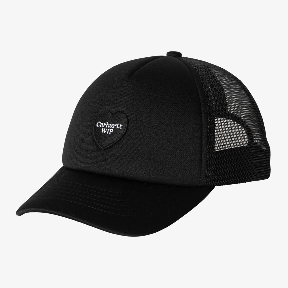 Carhartt Wip Heart Patch Trucker Cap Black I035250-89-xx