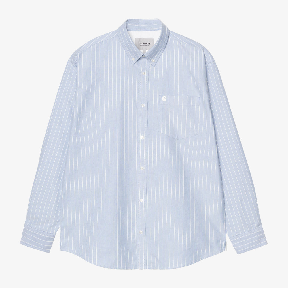 Carhartt Wip L/S Cassel Shirt Bleach Stripe I035327-35b-xx