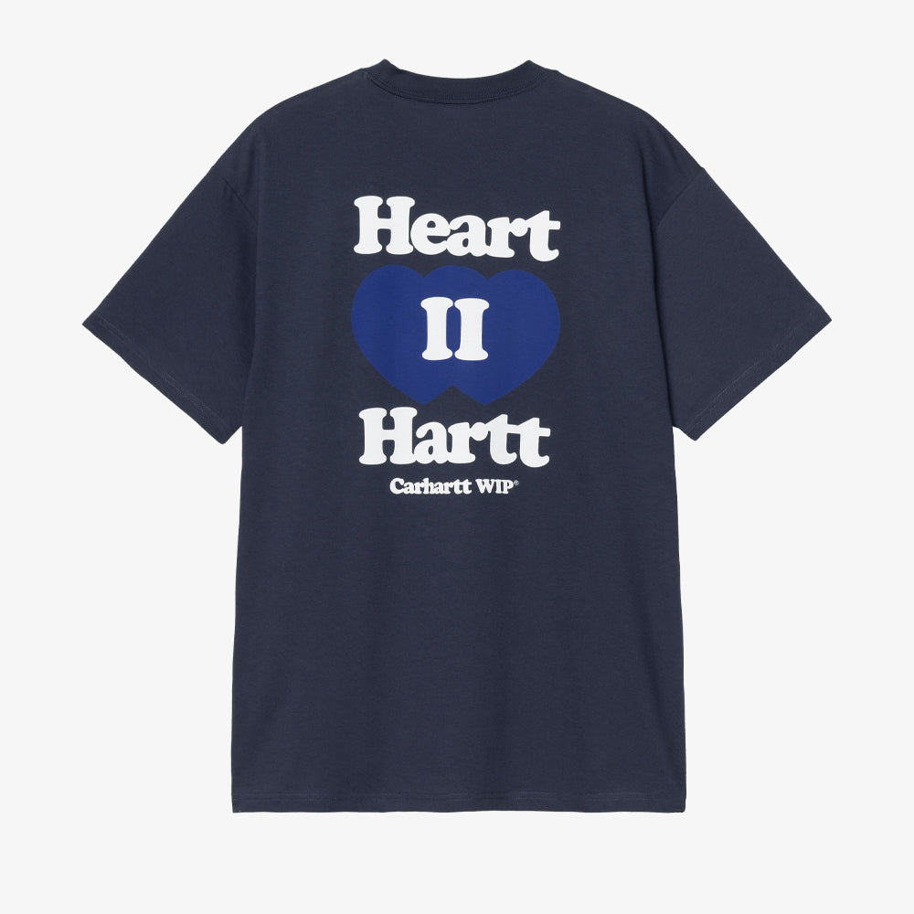 Carhartt Wip S/S Heart Ii Hartt Tshirt Blue I035203-01-xx