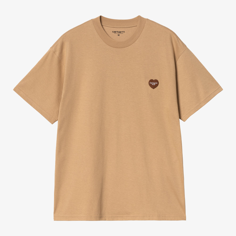 Carhartt Wip S/S Heart Ii Hartt Tshirt Dusty H Brown I035203-07e-xx