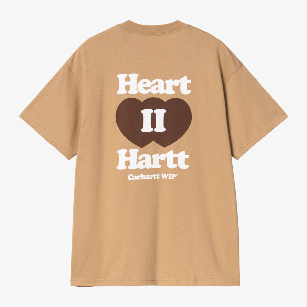 Carhartt Wip S/S Heart Ii Hartt Tshirt Dusty H Brown I035203-07e-xx