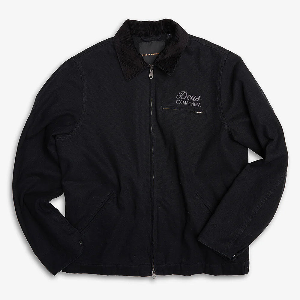 Deus Ex Machina Address Workwear Jacket Black Dmf86343-blk