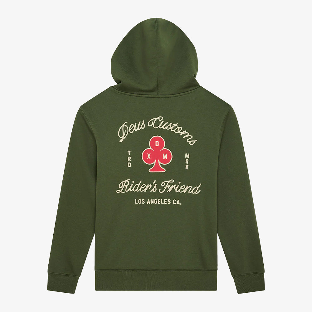 Deus Ex Machina Basto Zip Hoodie Cypress Green Dmf258293-cyp