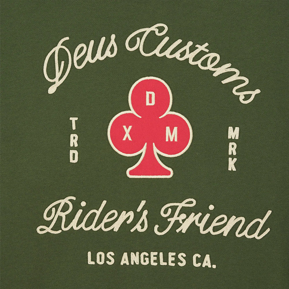 Deus Ex Machina Basto Zip Hoodie Cypress Green Dmf258293-cyp