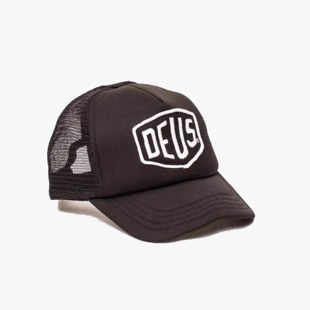 Deus Ex Machina Baylands Trucker Black White Dms07875-blw