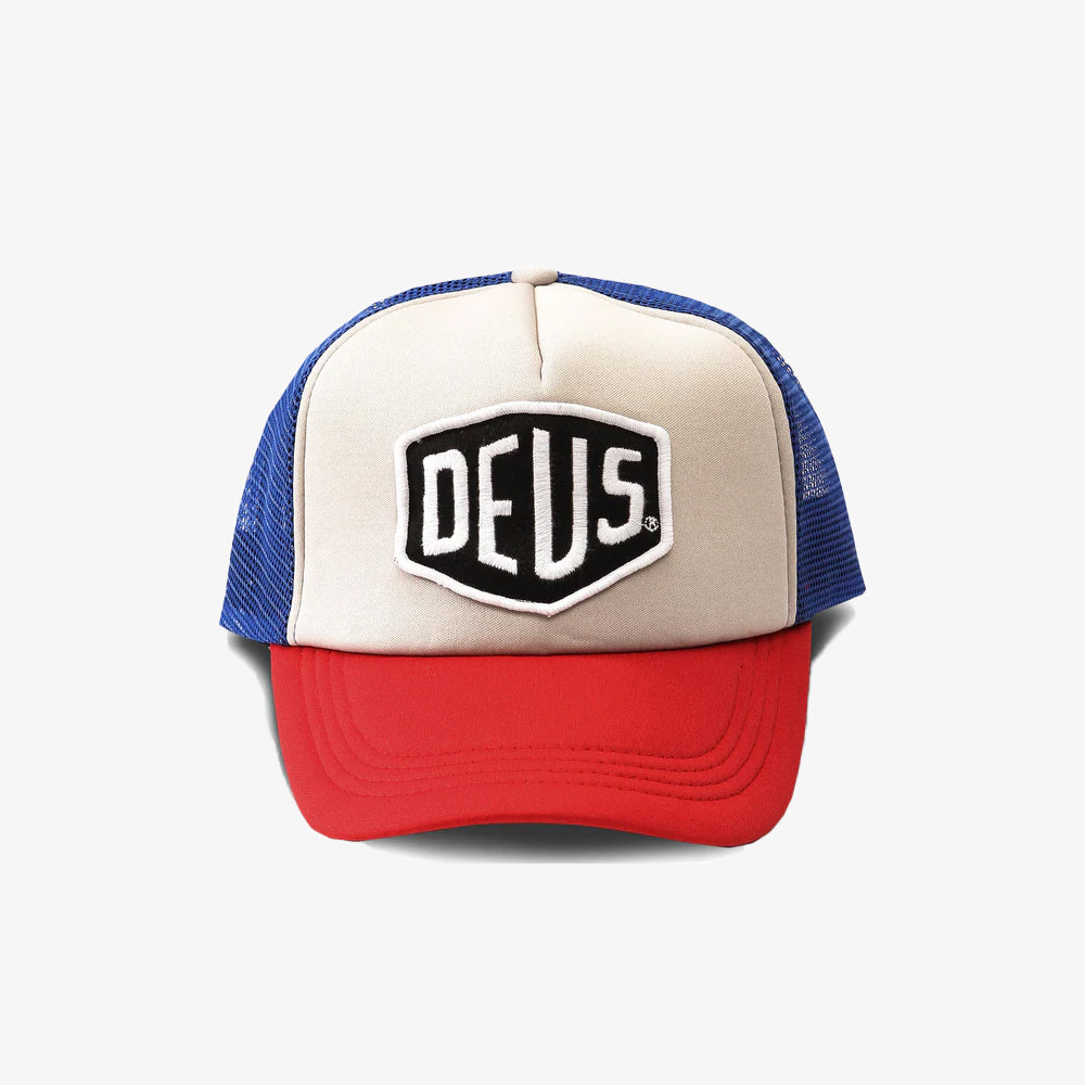 Deus Ex Machina Baylands Trucker Blue Red Dms07875-red