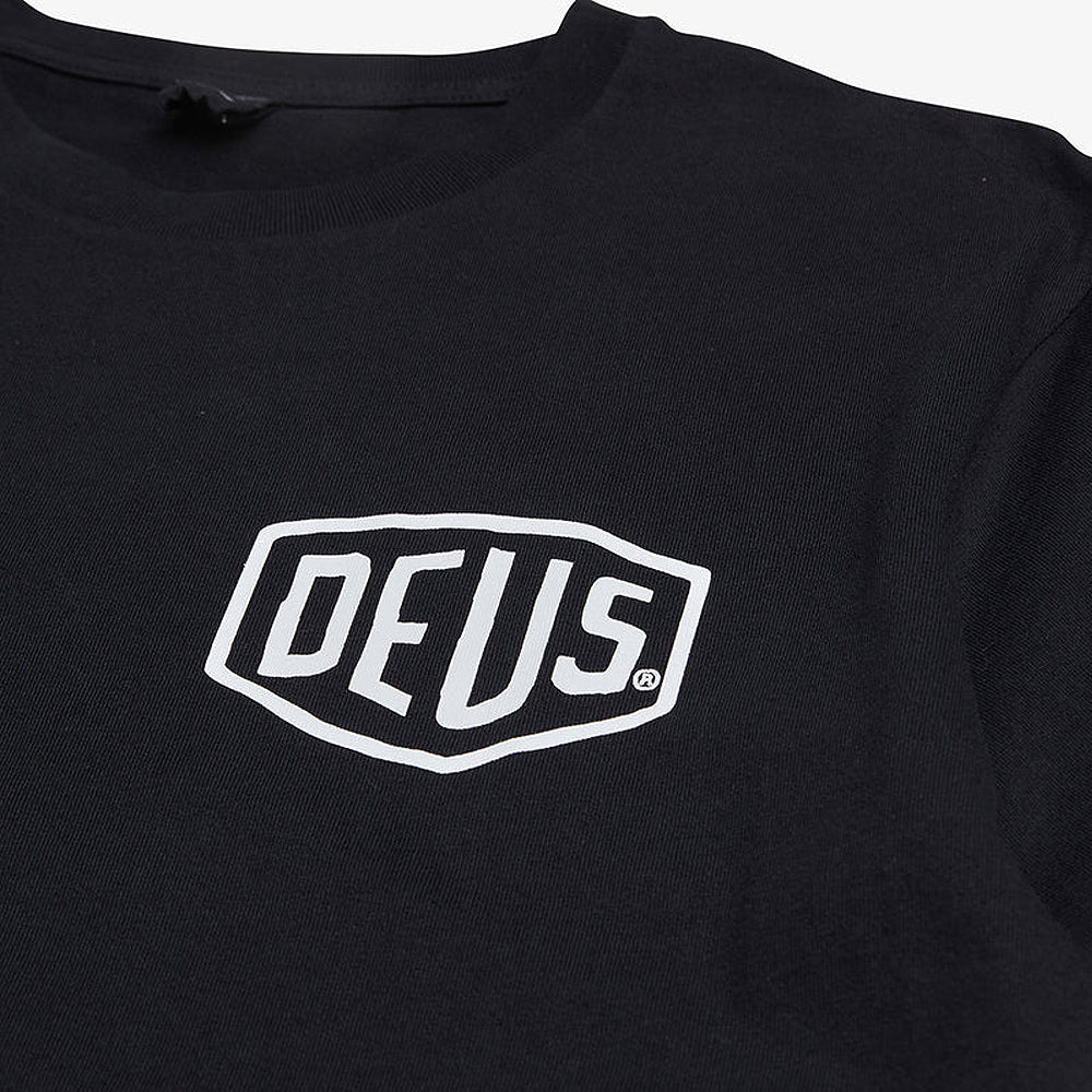 Deus Ex Machina Biarritz Adress T-shirt Black Dmw41808z-blk