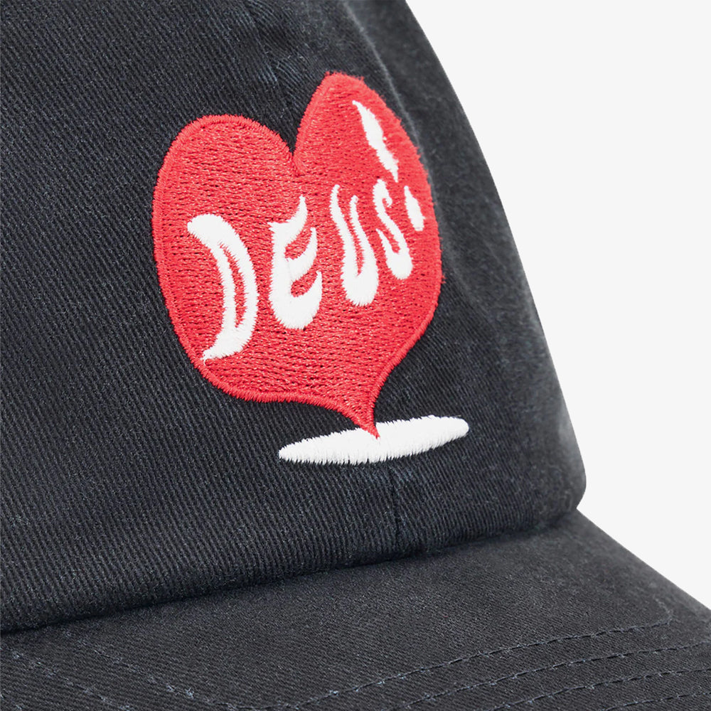 Deus Ex Machina Deep Cut Dad Cap Black Dmf257431-blk