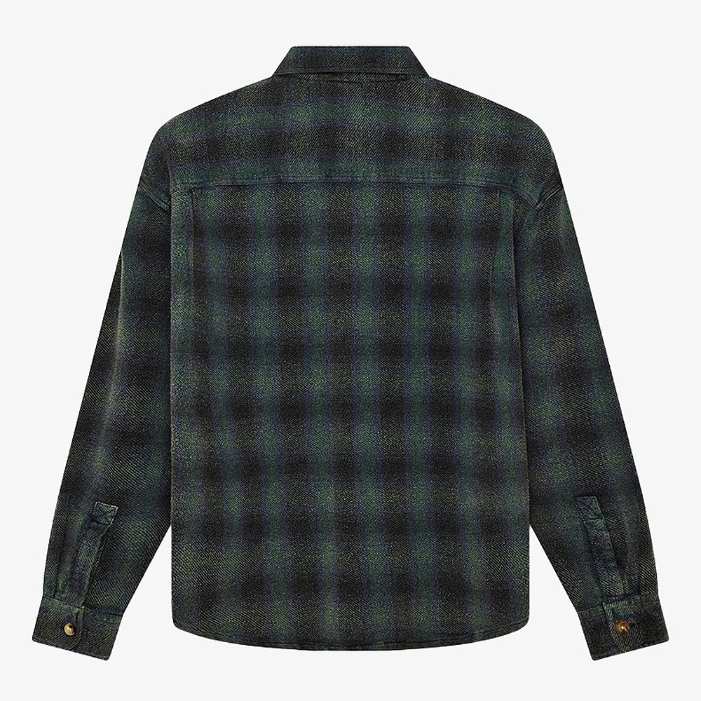 Deus Ex Machina Too Busy To Work Check Shirt Black Check Dmf255243-bch