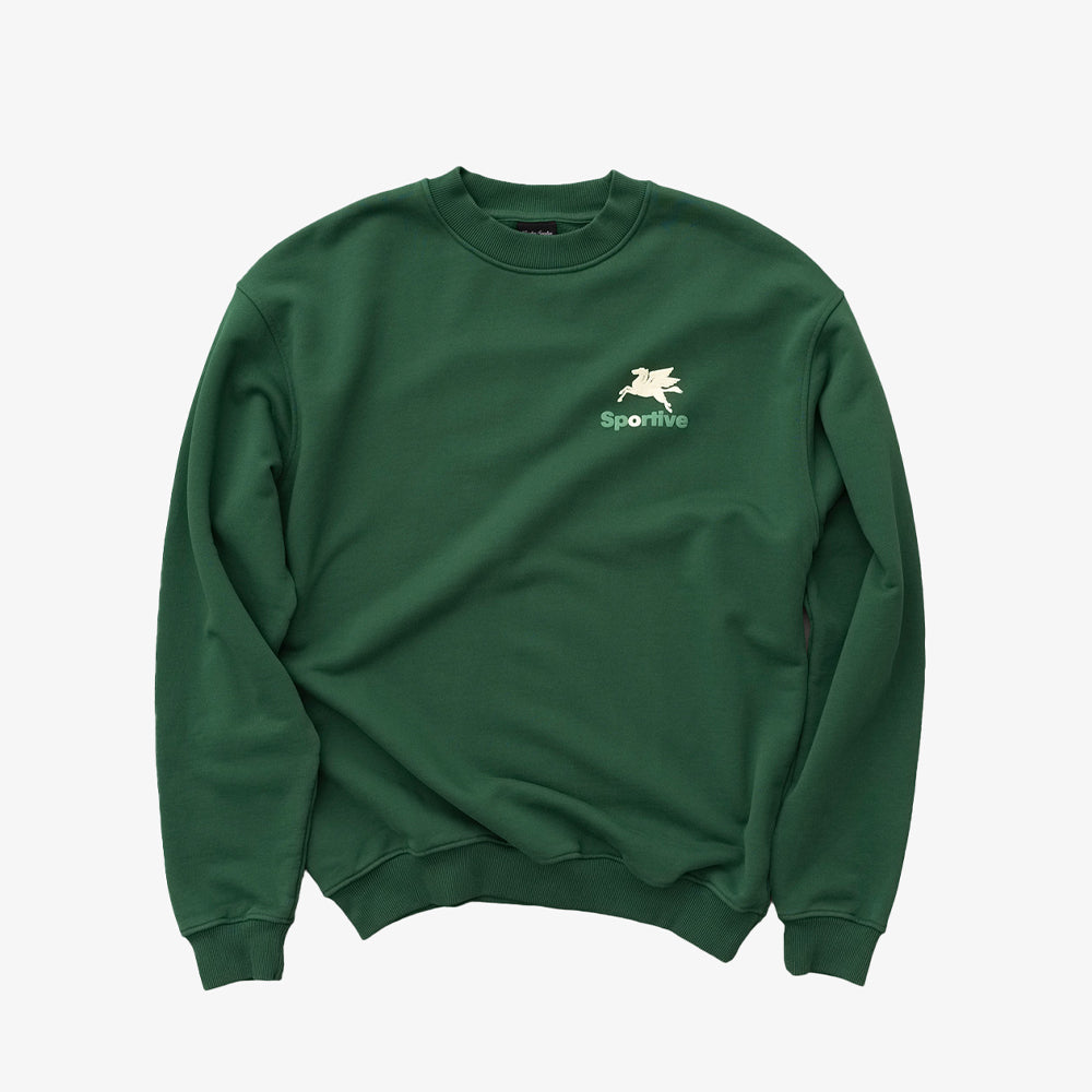 Goodies Sportive 550g Premium Crewneck Green Pgc25-green