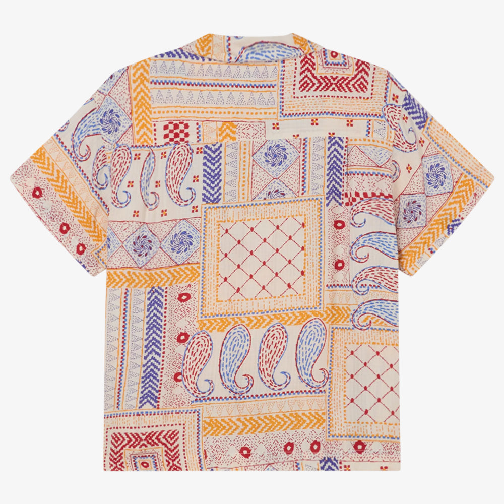 Obey Archie Woven Shirt S/S Cream Multi 181210427-crm