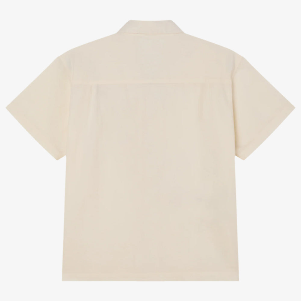 Obey Frances Woven Shirt S/S Unbleached Multi 181210430-ubl