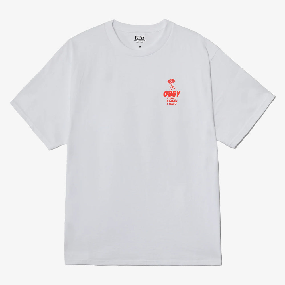 Obey Obey Building Strong Minds Tsh White 165264058-wht