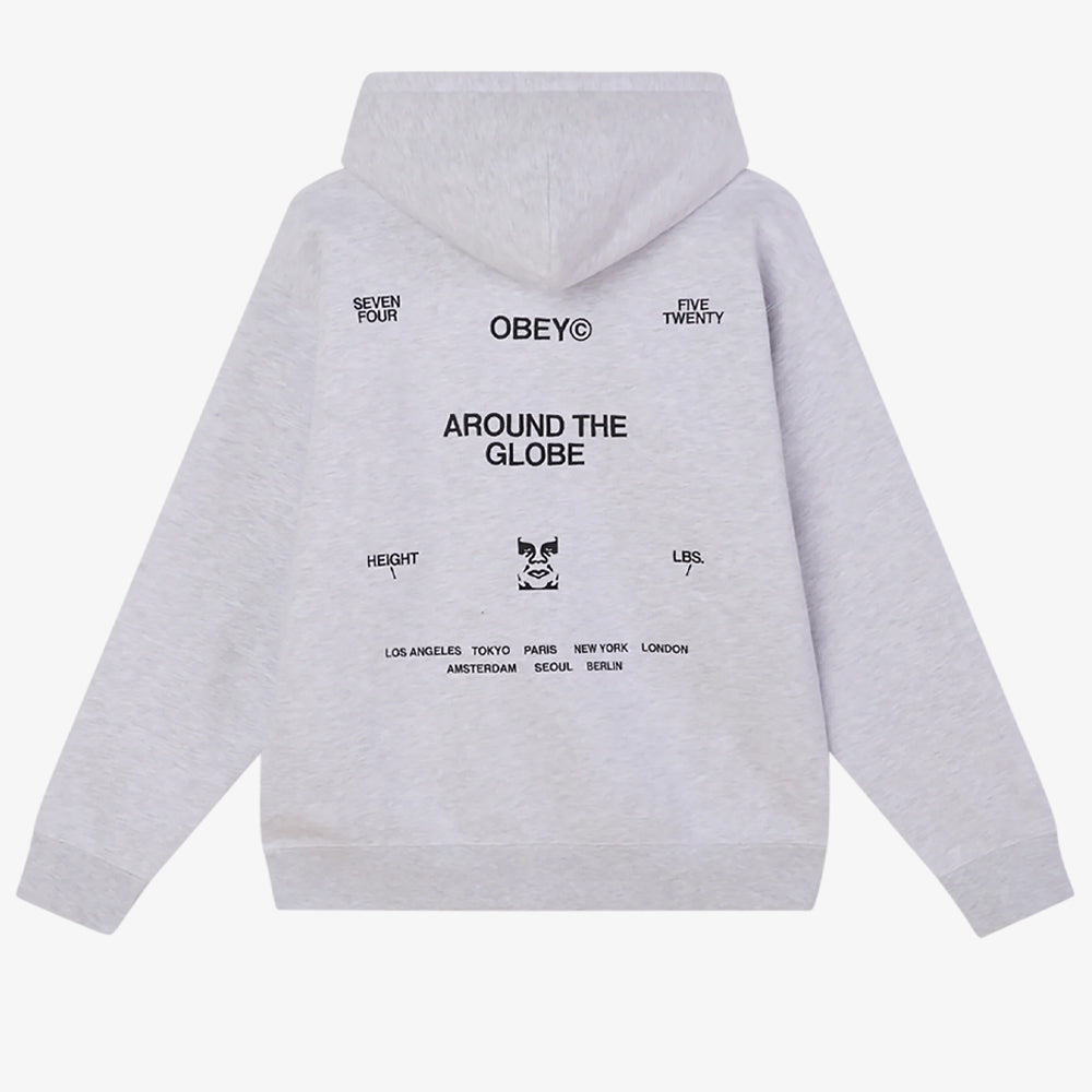 Obey Obey Business Hoody Ash Grey 112470241-agry