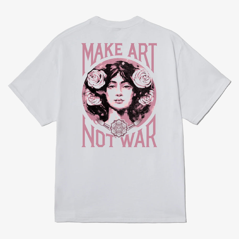 Obey Obey Make Art Not War Tshirt White 165264062-wht