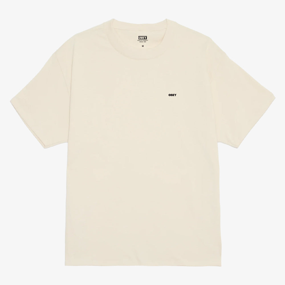 Obey Obey Peace Target Tshirt Cream 165264093-crm