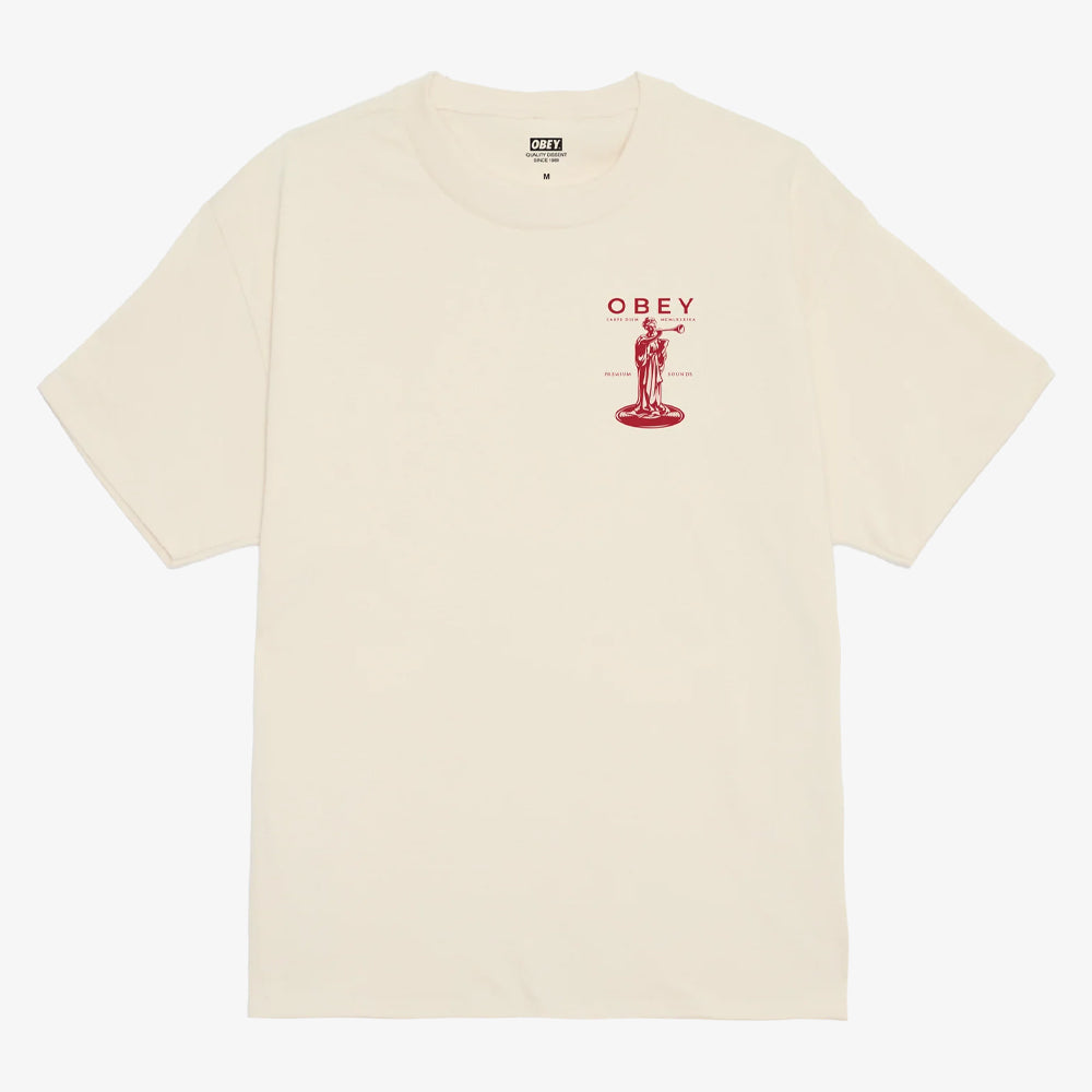 Obey Obey Premium Sounds Tshirt Cream 165264094-crm