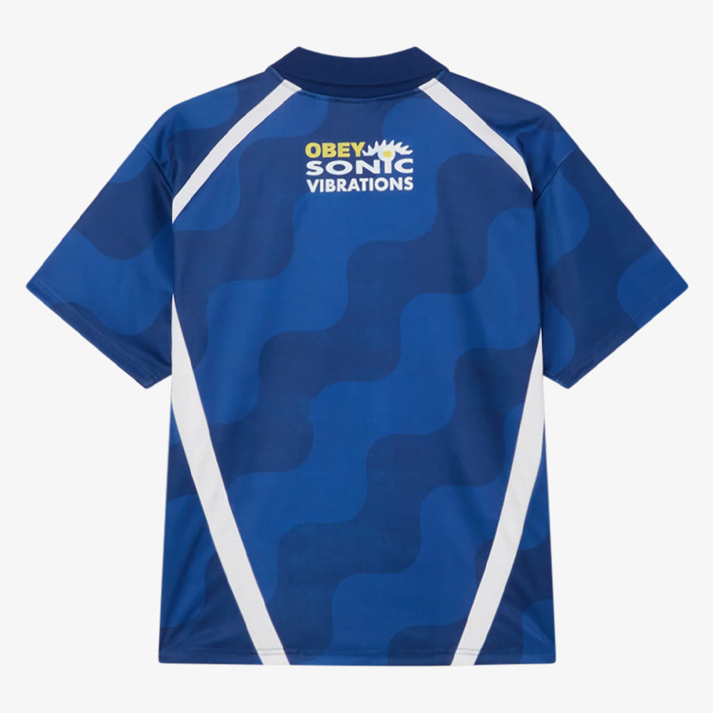 Obey Obey Soccer Jersey Polo S/S Blue Multi 131080372-bmu