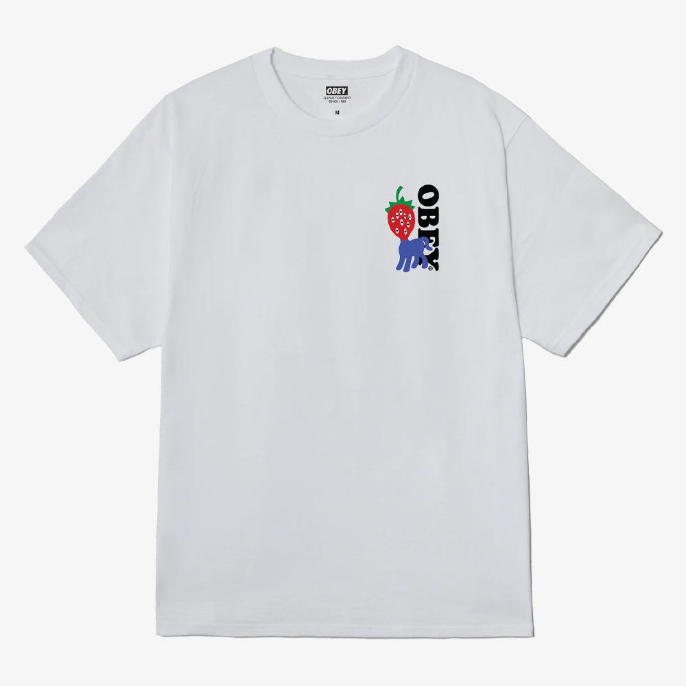Obey Obey Stawberry Tshirt White 165264054-wht