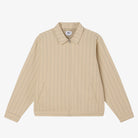 Obey Obey Stripe Zip Up Jacket Pelican Multi 121800590-pel