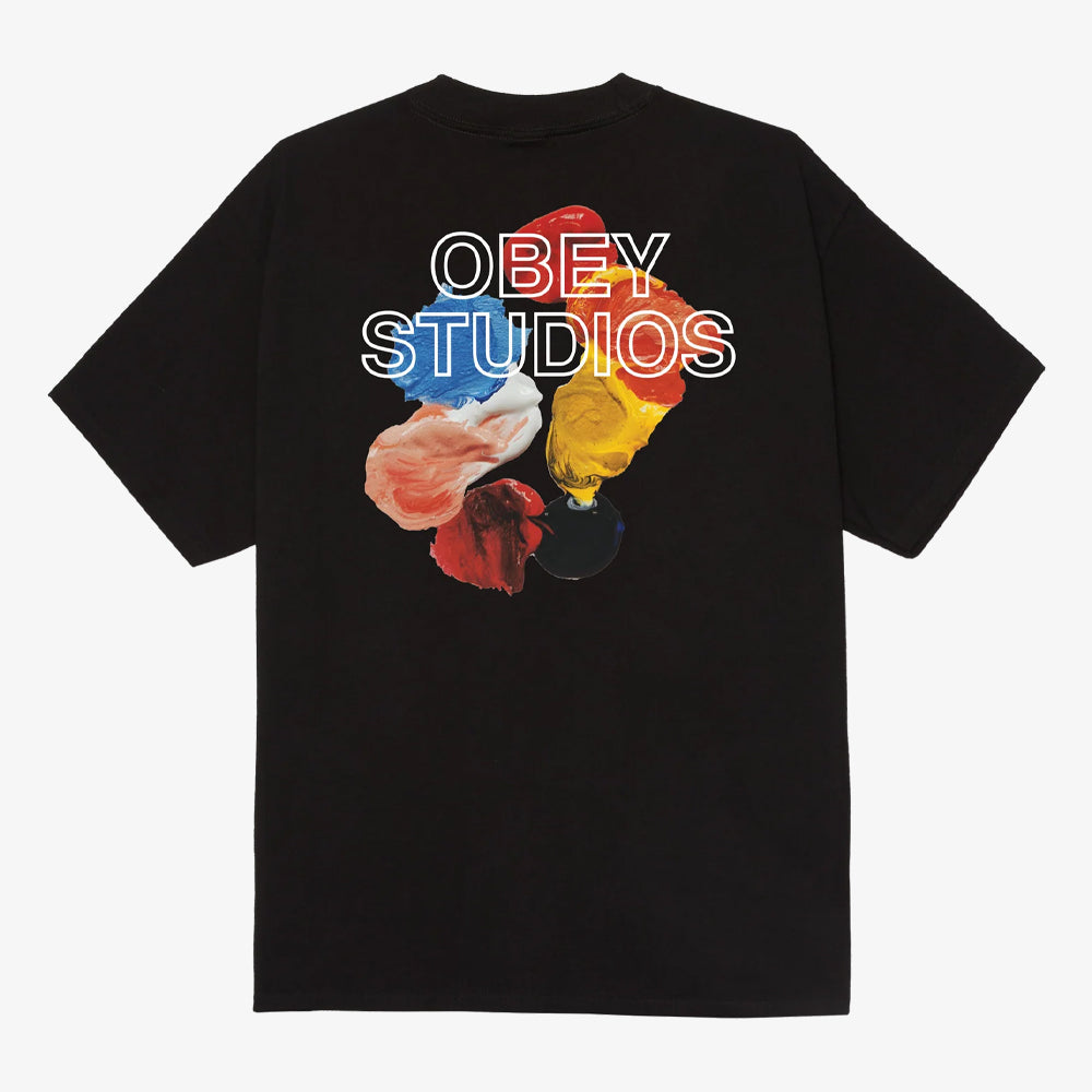 Obey Obey Studio Palette Tshirt Black 165264052-blk