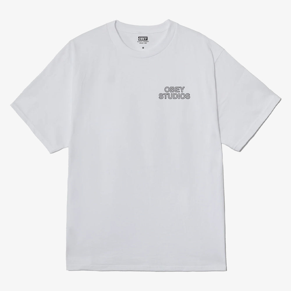Obey Obey Studio Palette Tshirt White 165264052-wht