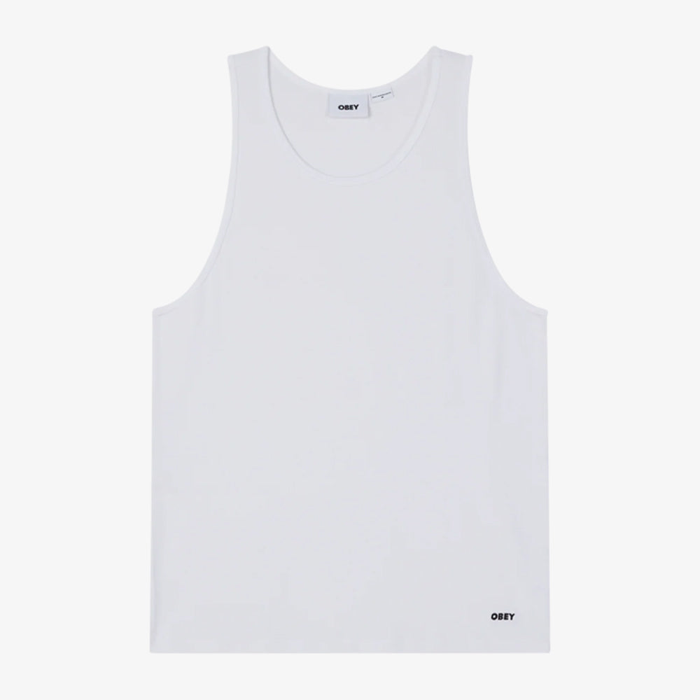 Obey Standard Rib Tank Pack 2 White 134050061-wht