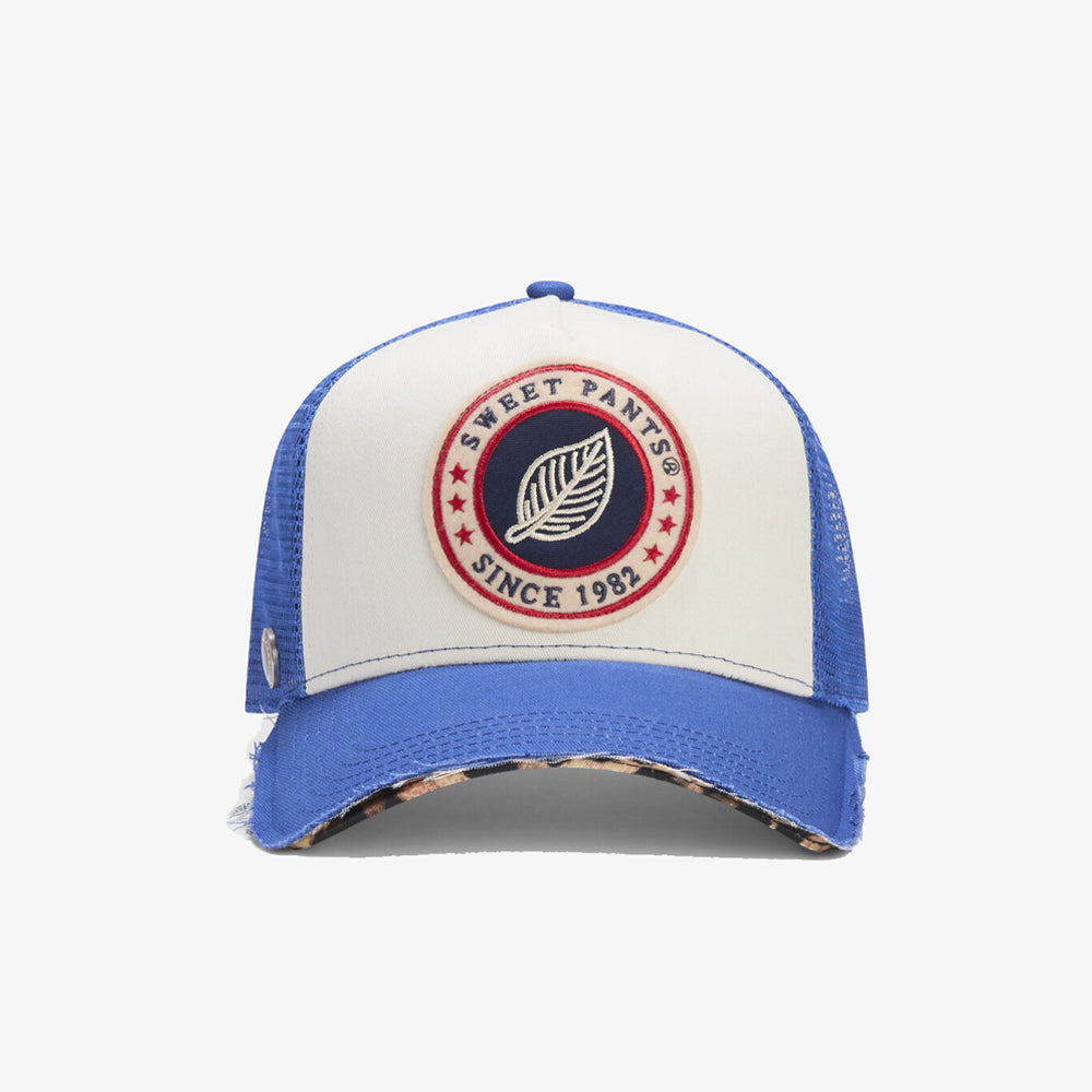 Sweet Pants Home Run Leo Logo Devant Azure Home-run-leo-azure