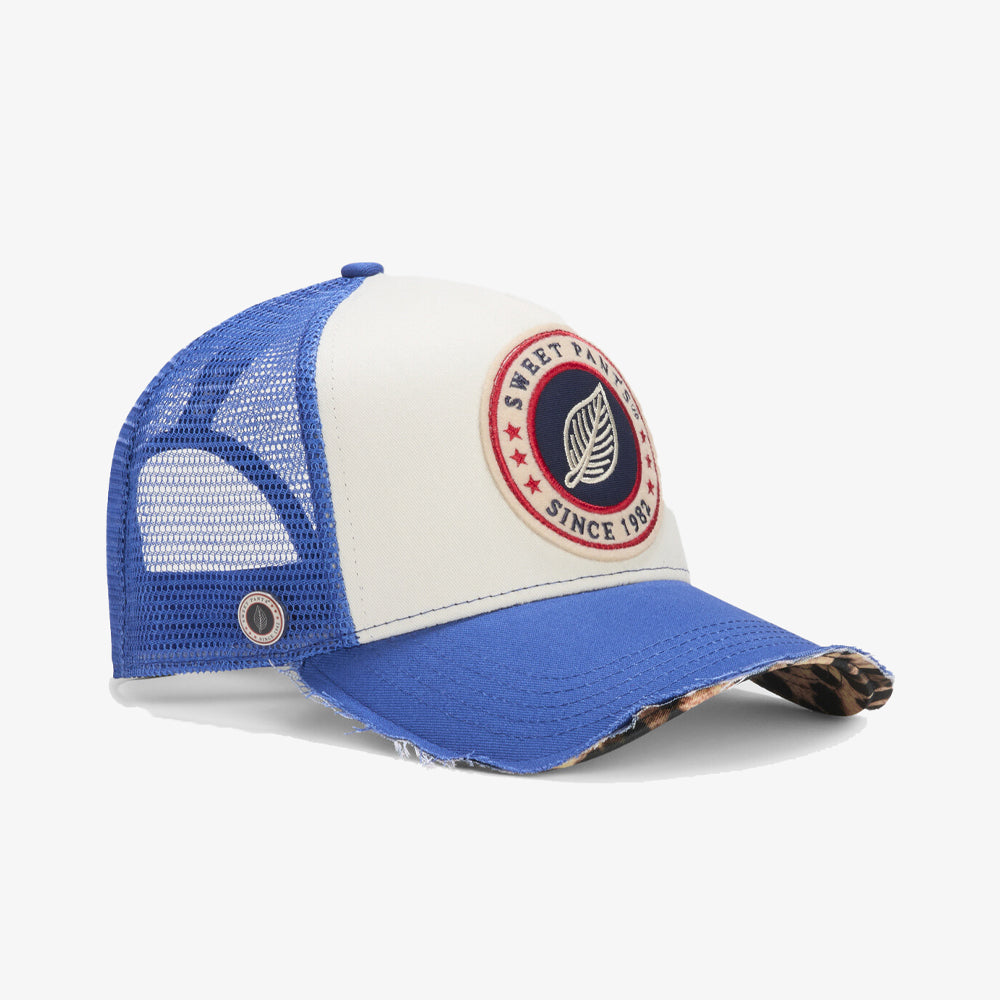 Sweet Pants Home Run Leo Logo Devant Azure Home-run-leo-azure